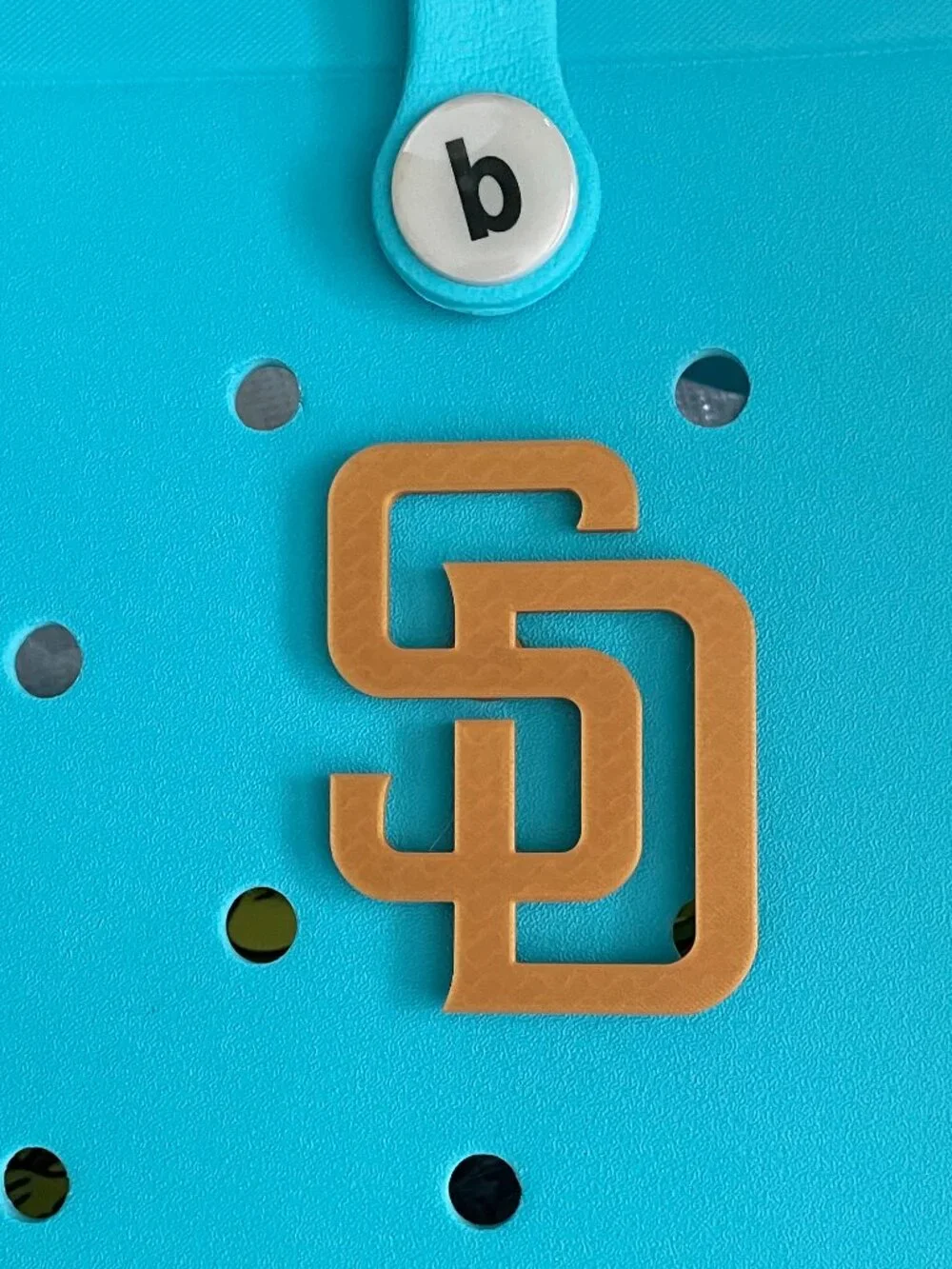 San Diego Padres Bogg Charm-SA Padres Bogg Charm-Baseball Bogg Charm-New!